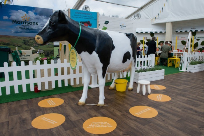 3D Milking Cow Model at Royal Highland Show