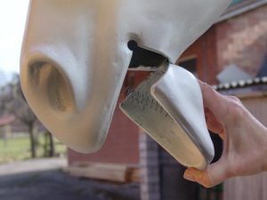 Horse Model Spring loaded mouth