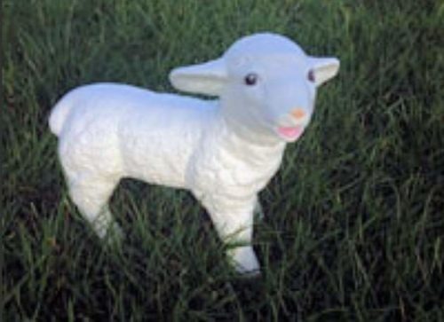Life Size Model Baby Lamb Standing Small