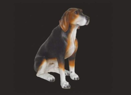 Life Size Model Hound Dog