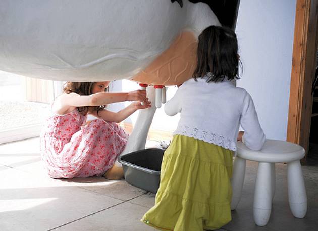 Model Milking Cow