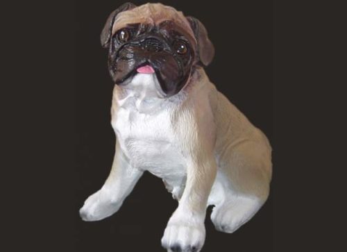 Life Size Model Pug Dog