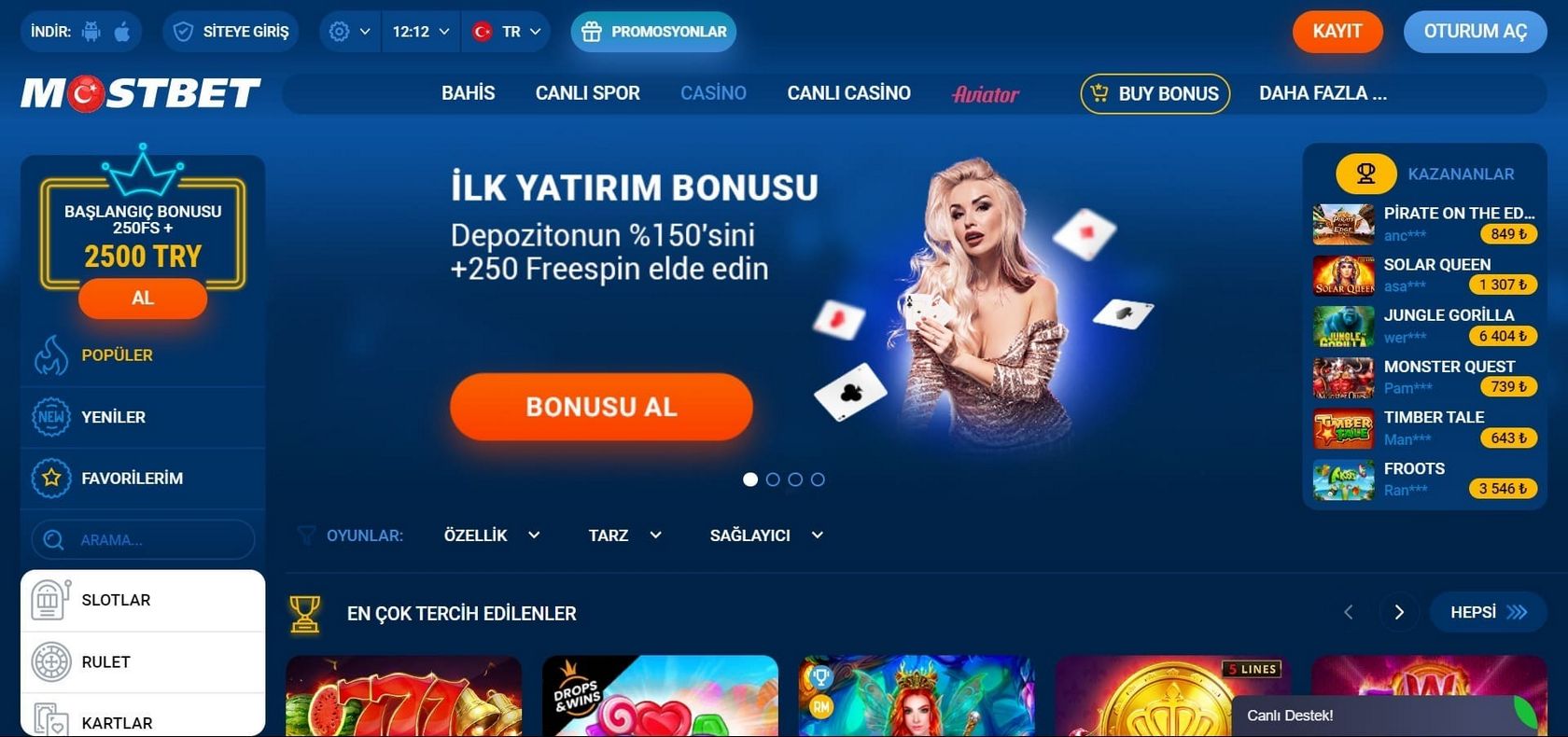 MostBet Gambling establishment testimonial