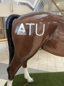 Fibreglass Horse Model with personalised hindquarters